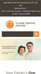 Mobile Screenshot of clairedentalcentre.com